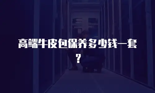 高端牛皮包保养多少钱一套？