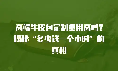 高端牛皮包定制费用高吗？揭秘“多少钱一个小时”的真相 