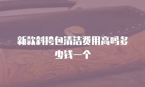 新款斜挎包清洁费用高吗多少钱一个