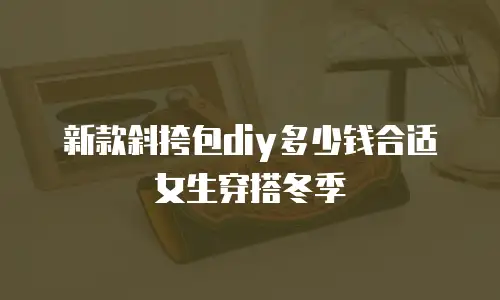 新款斜挎包diy多少钱合适女生穿搭冬季