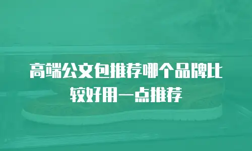 高端公文包推荐哪个品牌比较好用一点推荐