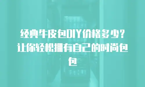 经典牛皮包DIY价格多少？让你轻松拥有自己的时尚包包