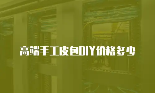 高端手工皮包DIY价格多少
