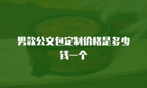 男款公文包定制价格是多少钱一个