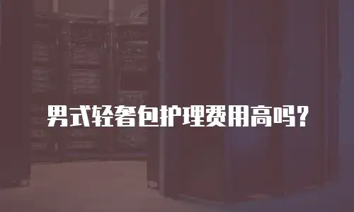 男式轻奢包护理费用高吗？