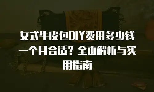 女式牛皮包DIY费用多少钱一个月合适？全面解析与实用指南