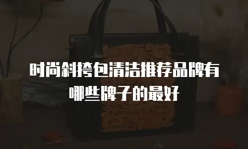 时尚斜挎包清洁推荐品牌有哪些牌子的最好