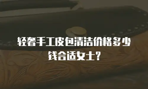 轻奢手工皮包清洁价格多少钱合适女士？