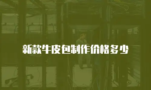新款牛皮包制作价格多少