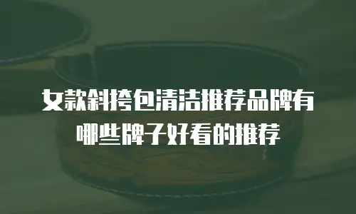 女款斜挎包清洁推荐品牌有哪些牌子好看的推荐
