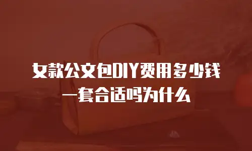 女款公文包DIY费用多少钱一套合适吗为什么