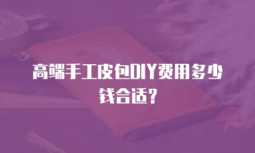 高端手工皮包DIY费用多少钱合适？