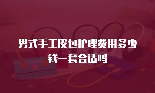 男式手工皮包护理费用多少钱一套合适吗