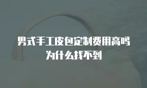 男式手工皮包定制费用高吗为什么找不到