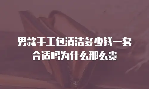 男款手工包清洁多少钱一套合适吗为什么那么贵