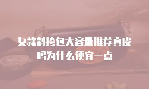 女款斜挎包大容量推荐真皮吗为什么便宜一点