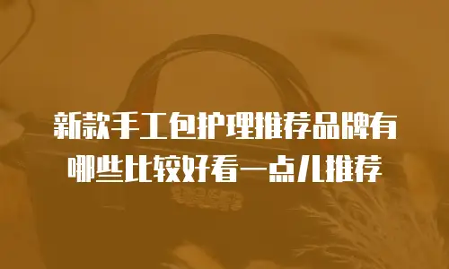 新款手工包护理推荐品牌有哪些比较好看一点儿推荐