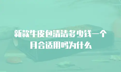 新款牛皮包清洁多少钱一个月合适用吗为什么