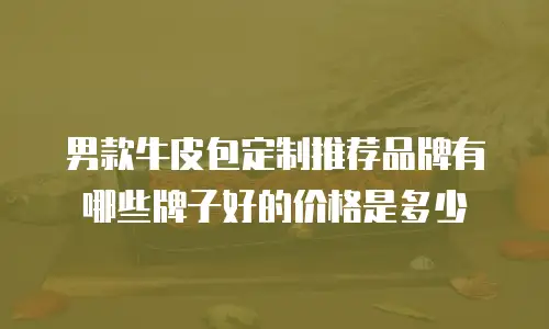 男款牛皮包定制推荐品牌有哪些牌子好的价格是多少