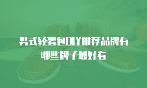 男式轻奢包DIY推荐品牌有哪些牌子最好看