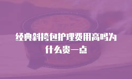 经典斜挎包护理费用高吗为什么贵一点