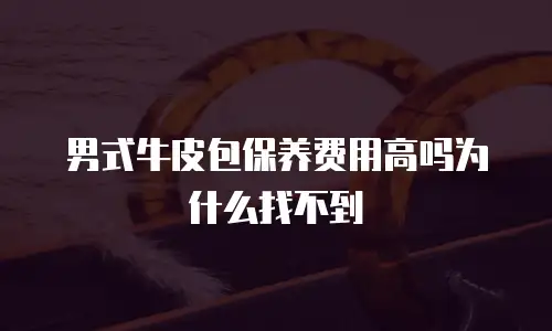 男式牛皮包保养费用高吗为什么找不到