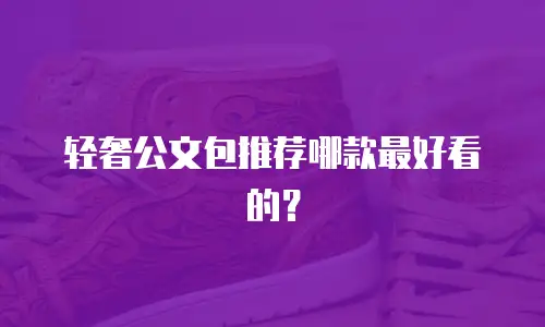 轻奢公文包推荐哪款最好看的？
