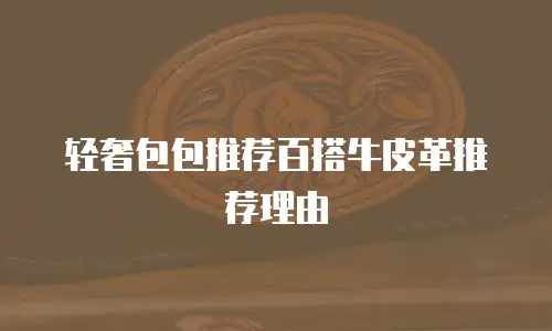 轻奢包包推荐百搭牛皮革推荐理由