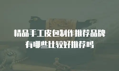 精品手工皮包制作推荐品牌有哪些比较好推荐吗