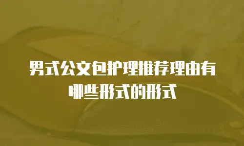 男式公文包护理推荐理由有哪些形式的形式
