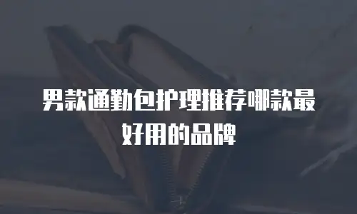 男款通勤包护理推荐哪款最好用的品牌