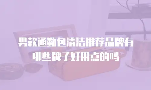 男款通勤包清洁推荐品牌有哪些牌子好用点的吗