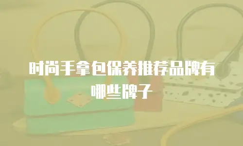 时尚手拿包保养推荐品牌有哪些牌子