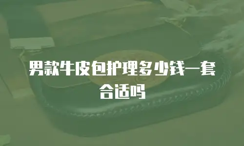男款牛皮包护理多少钱一套合适吗