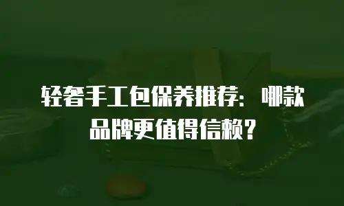轻奢手工包保养推荐：哪款品牌更值得信赖？