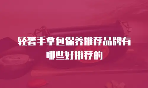 轻奢手拿包保养推荐品牌有哪些好推荐的