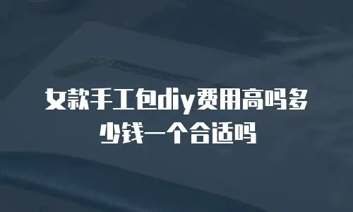女款手工包diy费用高吗多少钱一个合适吗