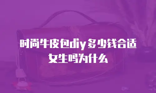 时尚牛皮包diy多少钱合适女生吗为什么