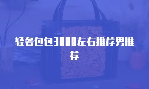 轻奢包包3000左右推荐男推荐