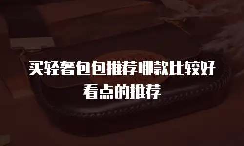 买轻奢包包推荐哪款比较好看点的推荐