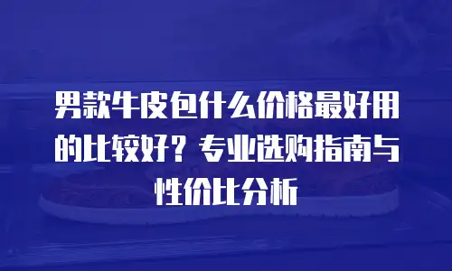男款牛皮包什么价格最好用的比较好？专业选购指南与性价比分析
