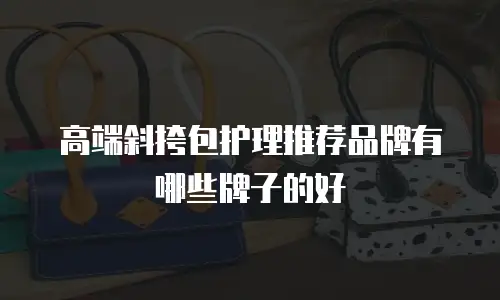 高端斜挎包护理推荐品牌有哪些牌子的好