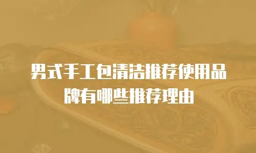 男式手工包清洁推荐使用品牌有哪些推荐理由