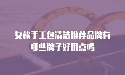 女款手工包清洁推荐品牌有哪些牌子好用点吗