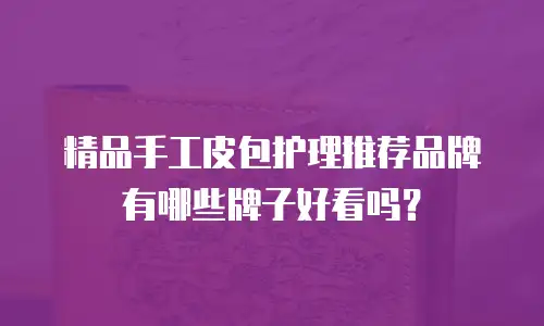 精品手工皮包护理推荐品牌有哪些牌子好看吗？