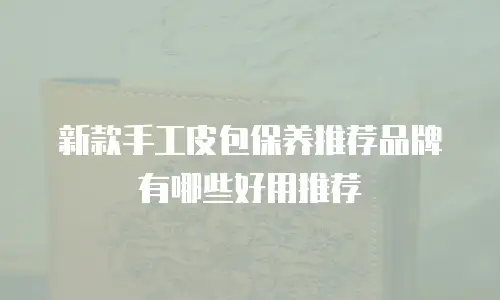 新款手工皮包保养推荐品牌有哪些好用推荐