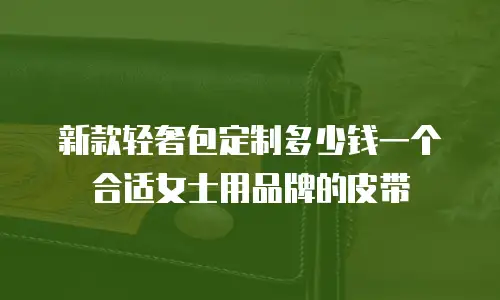 新款轻奢包定制多少钱一个合适女士用品牌的皮带