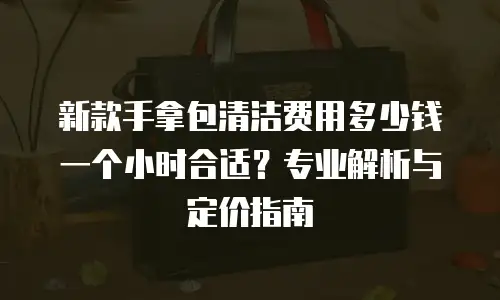 新款手拿包清洁费用多少钱一个小时合适？专业解析与定价指南