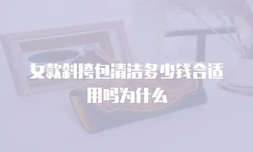 女款斜挎包清洁多少钱合适用吗为什么