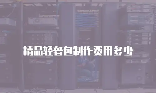 精品轻奢包制作费用多少